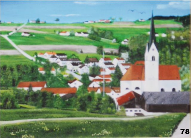Nr.78 Schwindkirchen Blick aus Richtung Gmain.