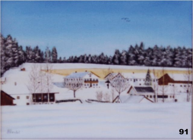 Nr.91 Winter in Strass bei Schwindkirchen.