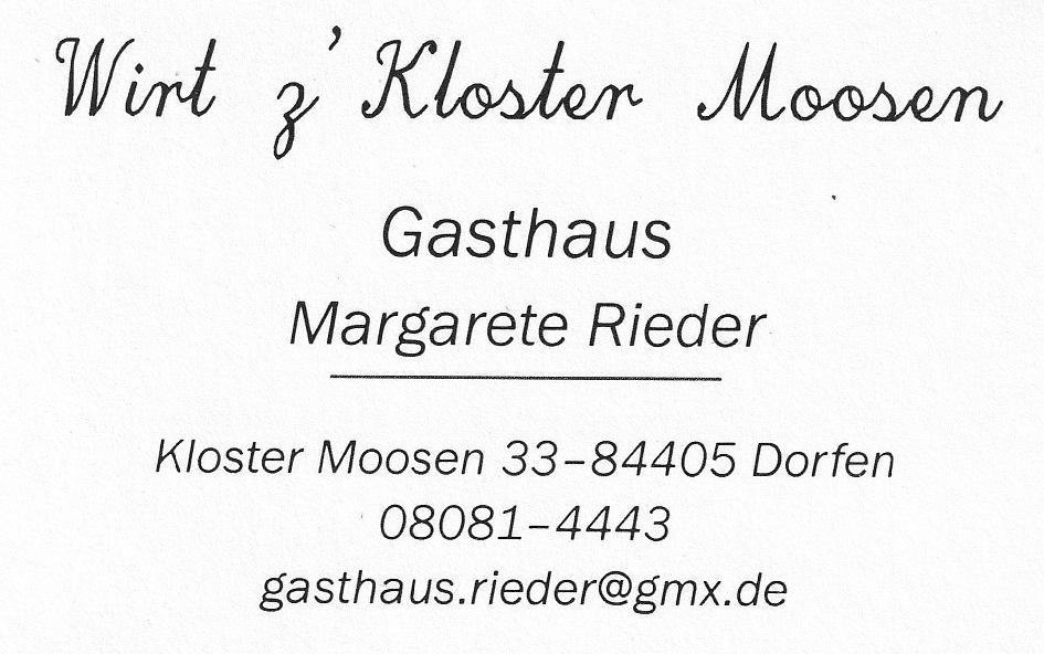 Wirt z'Kloster Moosen